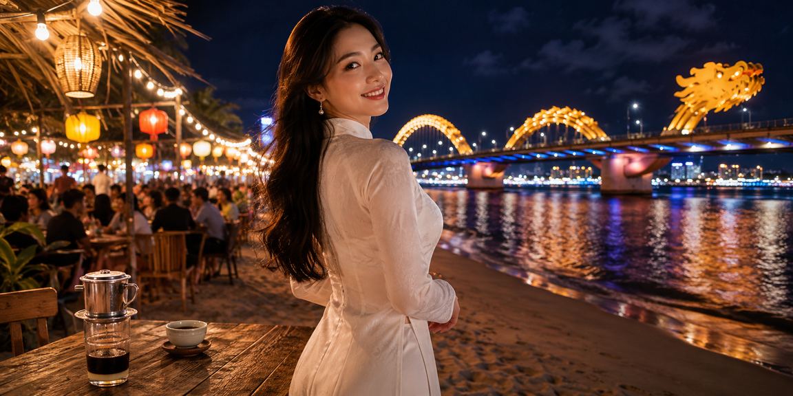Người dùng Đà Nẵng mặc áo dài nạp tiền và nhận bonus kqxsla