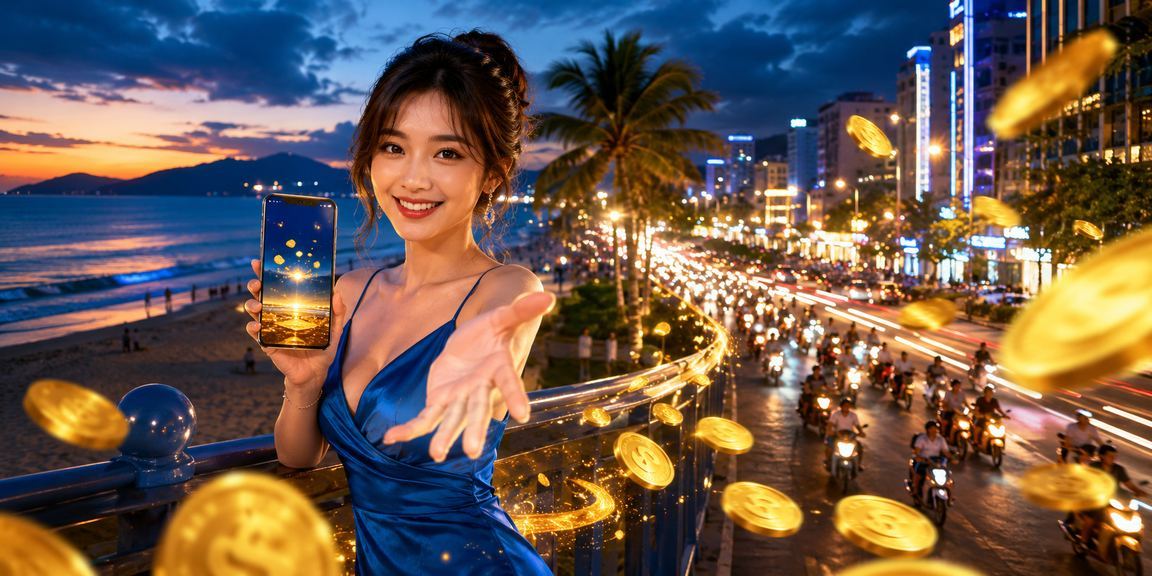 Người dùng Đà Nẵng trải nghiệm casino trên di động tại bãi biển