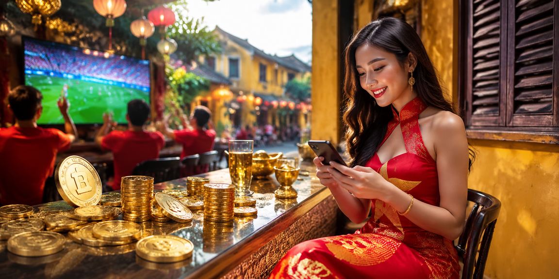 Người dùng Hội An trải nghiệm casino di động trong lễ hội đèn lồng